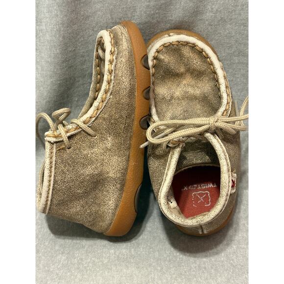 Twisted X Toddler Size 7M Shoes Mocs Barely Used - Picture 1 of 6